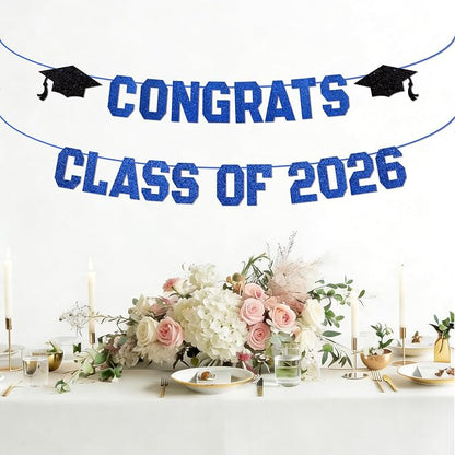 Pre-Strung Congrats Banner for Graduation - Image 3