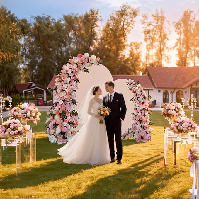Wedding Arch Backdrop Stand Set of 2 - Image 5