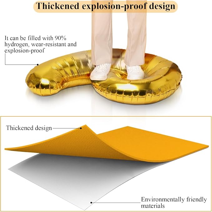 Number 81 Balloons for 81st Birthday Party Decorations, 0-100 Large No.81 - Image 3