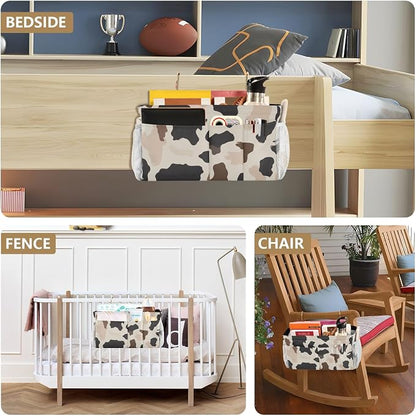 Bedside Caddy Metal Frame Hanging Organizer Bunk Bed Dorm Accessories Hook And - Image 8