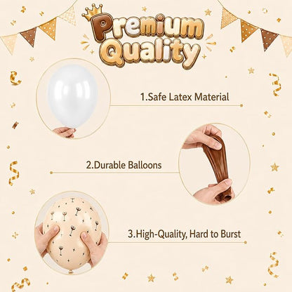 Brown Balloons, for Girls Birthday Wedding Party Decorations - Image 3