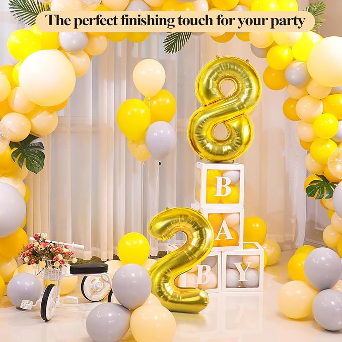 Number 38 Balloons for 38th Birthday Party Decorations, 0-100 Large No.38 for - Image 5