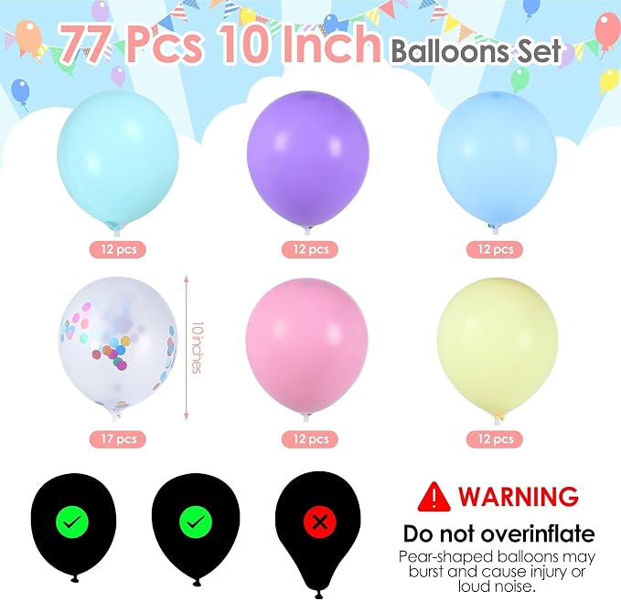 Aneco 4 Set Pastel Balloon Stand Kit - Image 6