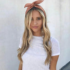 DRESHOW Twist Bow Wire Headbands Vintage Head Wrap Rabbit ear Wired Hairbands Hair Holder Hair Accessory for Women and Girls 6 Pack