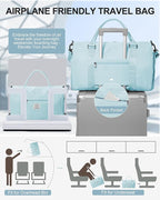 Gym Bag Womens,Travel Duffel Carry on Bag Sport Tote Bag Weekend Overnight Bag