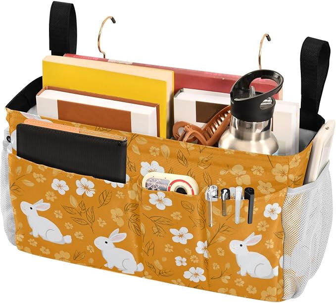 Bedside Caddy Hanging Bunk Bed Caddy Bed Organizer Hanging Pocket - Image 3