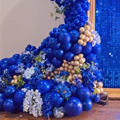 134Pcs Blue Balloons Different Sizes 5 10 12 18 Inch Blue Balloon Garland Arch - Image 6