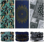 Headband Neck Gaiter Head Wrap Headwear Face Mask Magic Scarf Bandana for Men and Women