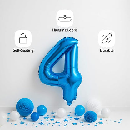 Restaurantware-Balloonify 16 Inch Number Balloon, 1 Digital Party Balloon - Image 4