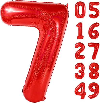 Laser Red 7 Balloon by IWERP