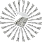 HiJeaton 24Pcs Metal Duck Billed Hair Clips for Women Styling Sectioning, Silver Hair Pins for Long Hair, Alligator Curl Loc Clips for Thick Hair Roller, Salon, Bows DIY