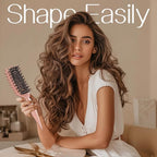Curly Hair Brush,Curl Defining Brush for Effortlessly Defined Curls & Waves,Vented Hair Brush for Wet & Dry Hair,Women and Men,Reduces Frizz (Beige) ASIN B0FB93H4MR