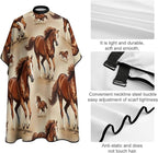 Barber Cape Waterproof Lining Anti Static Design for Salons/Home Use
