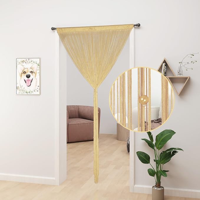YIIBAII Beaded Curtain Beaded Curtains - Image 2
