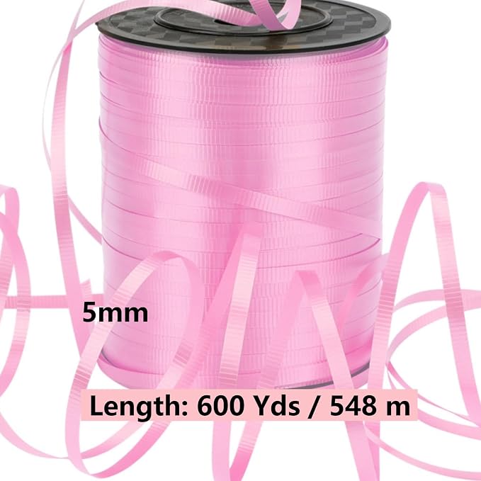 600 Yards Curling Ribbon, Balloon String Roll Ribbon and Bows - Image 5