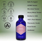 Zongle Therapeutics Oregano Oil, Food Grade, Safe for Ingestion, Edible, for Drops, Kids – 100% Pure, Oregano Essential Oil, 4 OZ