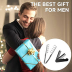 Texture Comb for Men, Voluminous Wide Tooth Comb for Fluffy & Textured Hairstyles