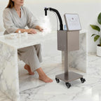 110V 1600W Nano Hair Steamer Machine, Professional Micro Mist Salon Hair Processor, Salon Spa Equipment Vertical Nano Hair Steamer for Deep Hair Care Repair, Hair Styling