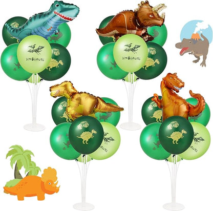 Dino Balloons Dinosaur Balloons Stand Kit by Hoemwarm
