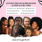 Rose Water for Hair Moisturizing Refreshing Spray for Locs - Rose Water and Peppermint Hair Scalp Moisturizer Hydrating Dreadlock Spray to Nourish Prevents Dry Natural Loc Care and Maintenance 250ML