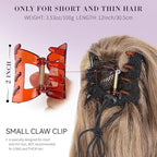 Claw Clip Ponytail Extension - 12 Inch Curly Ponytail Extension, Wavy Pony Tails Hair Extensions, Synthetic Hair Extensions Ponytail, Clip On Ponytails for Women (Dark Ash Blonde With Golden Ends)