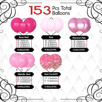 Archloon Pink Balloons Arch Kit, Princess Theme, Engagements, Baby Shower - Image 2