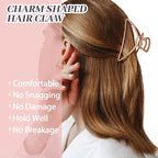 3PCS 3inch Metal Hair Clips,Metal Hair Claw Clips For Women,Hair Catch Barrette Jaw Clamp,Half Bun Hairpins for Everyday Use.(Set2)