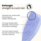 Tangle Teezer Ultimate Detangler Brush for Wet & Dry Hair, Eliminates Knots & Reduces Breakage for All Hair Types, Sweet Lavender