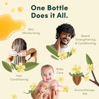 HobaCare Organic Jojoba Oil Bulk - Unrefined Carrier Oil for Soap Making, Hair, Face, Beard, Scalp, Massage, Skincare Spa - Natural, Pure, Hexane Free, Long Shelf Life (128 oz Gallon)