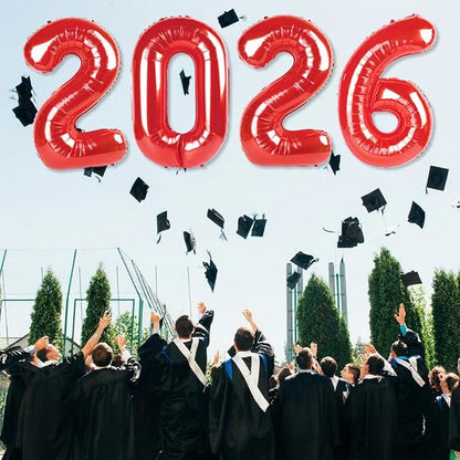 2026 Number Black Balloons 40Inch Balloon - Image 4