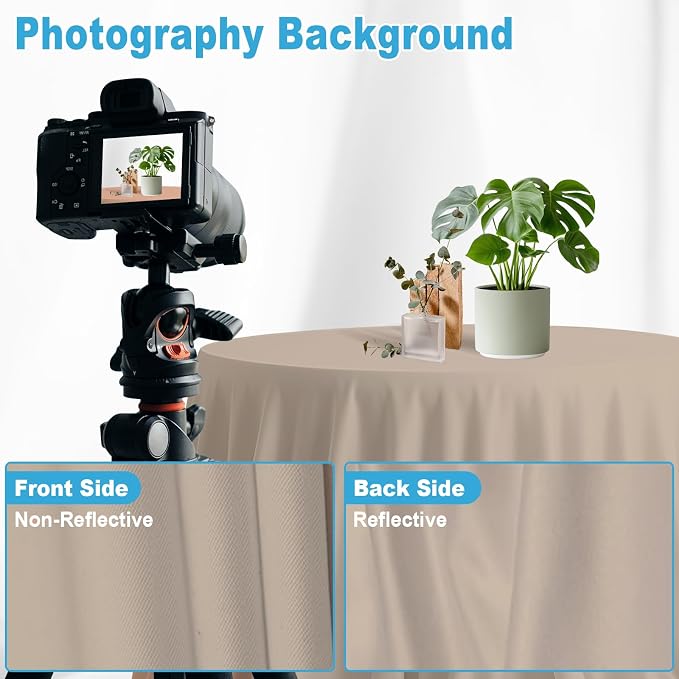 Beige Photography Backdrop for Photoshoot, 7x10 FT | Versatile Studio Photo - Image 7