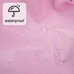 Reusable Shower Cap for Women, Large Waterproof Shower Bonnet Washable Elastic Band Bath Accessories Hair Hat for Long Hair, Braids(Black&Purple)