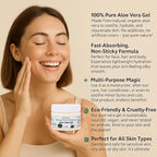 Bless International-Organic-Aloe-Vera-Gel 96%-Pure-Freshly-Made-Within-12-Hours-Of-Harvest Perfect-For-Face-Body-Scalp-&-Hair-Hydration Soothing-Moisturizer-For-Sunburn-And-After-Sun-Care-4-oz