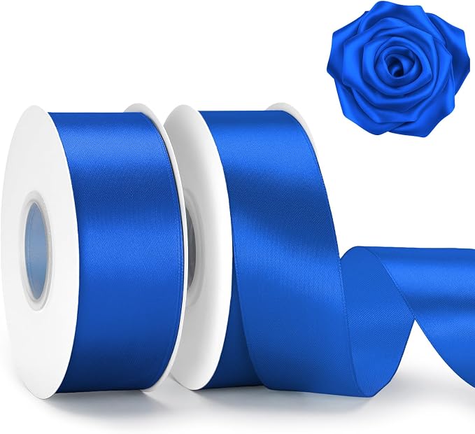 KINGLAKE Royal Blue Satin Ribbon by KINGLAKE