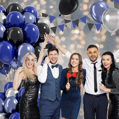 Blue and Black Balloons - Image 5