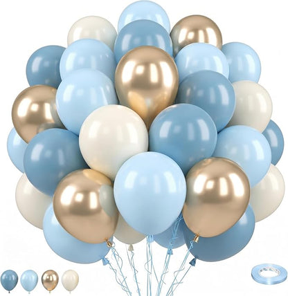 Dusty Blue Balloons by Togvu