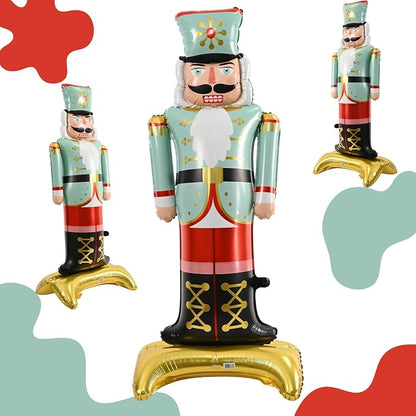 48" Large Nutcracker Foil Balloon by Paeyeq
