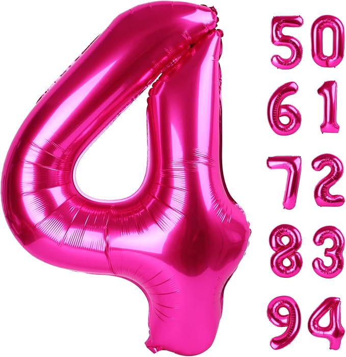 Hot Pink 4 Balloon by IWERP