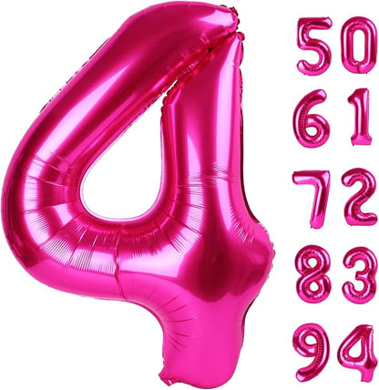Hot Pink 4 Balloon by IWERP