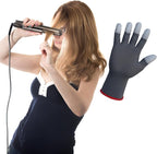 professional heat resistant glove for hair styling heat lock curling.1 pair. One Size Fit All.