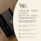 Harmonize Beauty VOLOOM 1.5" Hair Crimper Tool for Women - Volumizing Iron for Long Thick Hair - Professional Crimping Iron with Patented Plate Technology - Sleek Design for Instant Volume & Lift