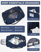 Gym Bag Womens,Travel Duffel Carry on Bag Sport Tote Bag Weekend Overnight Bag