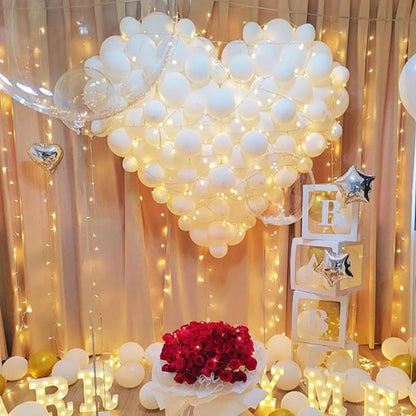 200pcs White Balloons 5 Inch, Small Mini Latex Balloons - Image 8