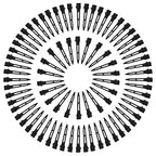 Choicbaby 80 PCS Duck Clips for Hair 2.2 Inch Black Hair Clips Metal Duckbill Clip Hair Clips for Pin Curls Hair Accessories for Girls Women Hair Styling Clips