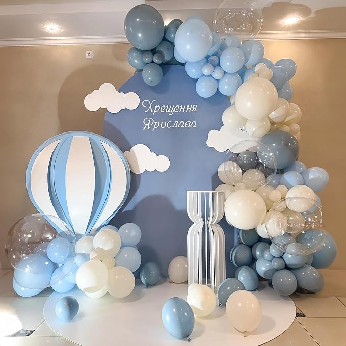 Dusty Blue Balloons - Image 5
