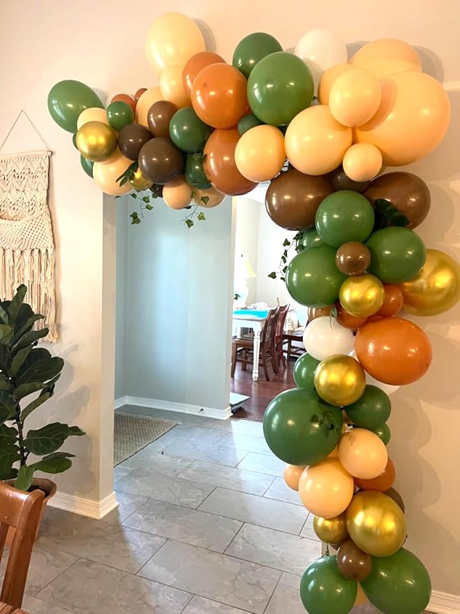 Green and Brown Balloons Set - Image 3
