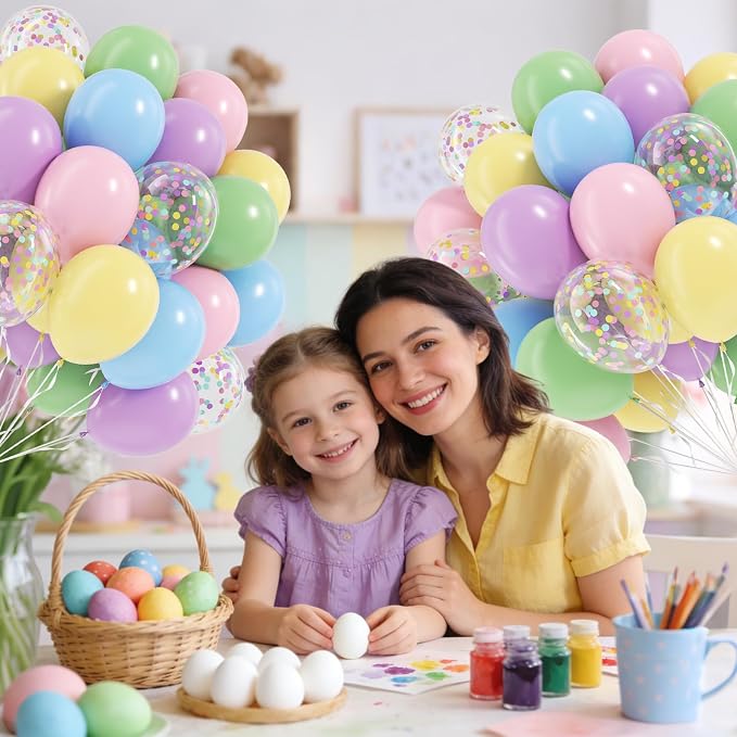60pcs Pastel Balloons 12inch - Image 5