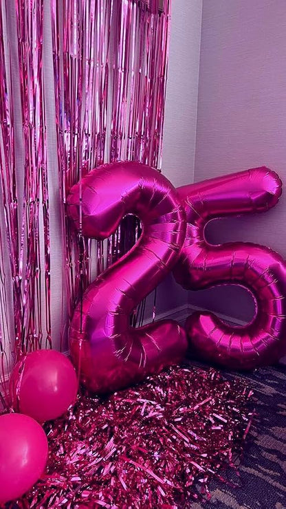 Rosy Purple Number 5 Balloon 40 inch, 5th Birthday Party Balloons Decoration | - Image 4