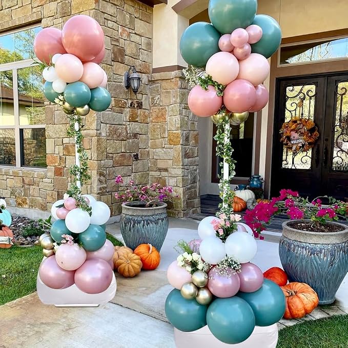 Balloon Column Stand Kit Set of 2, 7 Feet Height Adjustable Balloon Tower Pillar - Image 7
