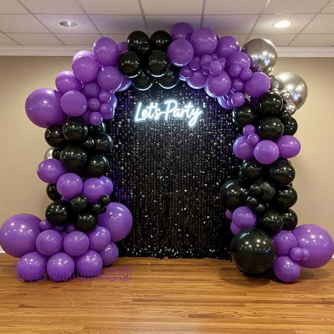 Black and Purple Balloons - Image 6